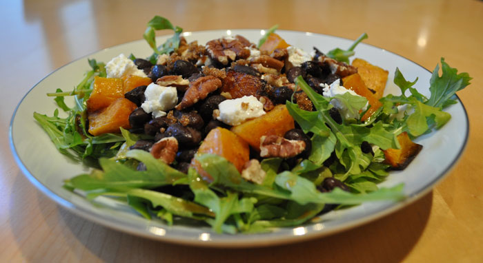 Butternut Squash And Smoky Black Bean Salad